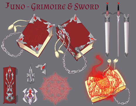 Grimoire concept commission